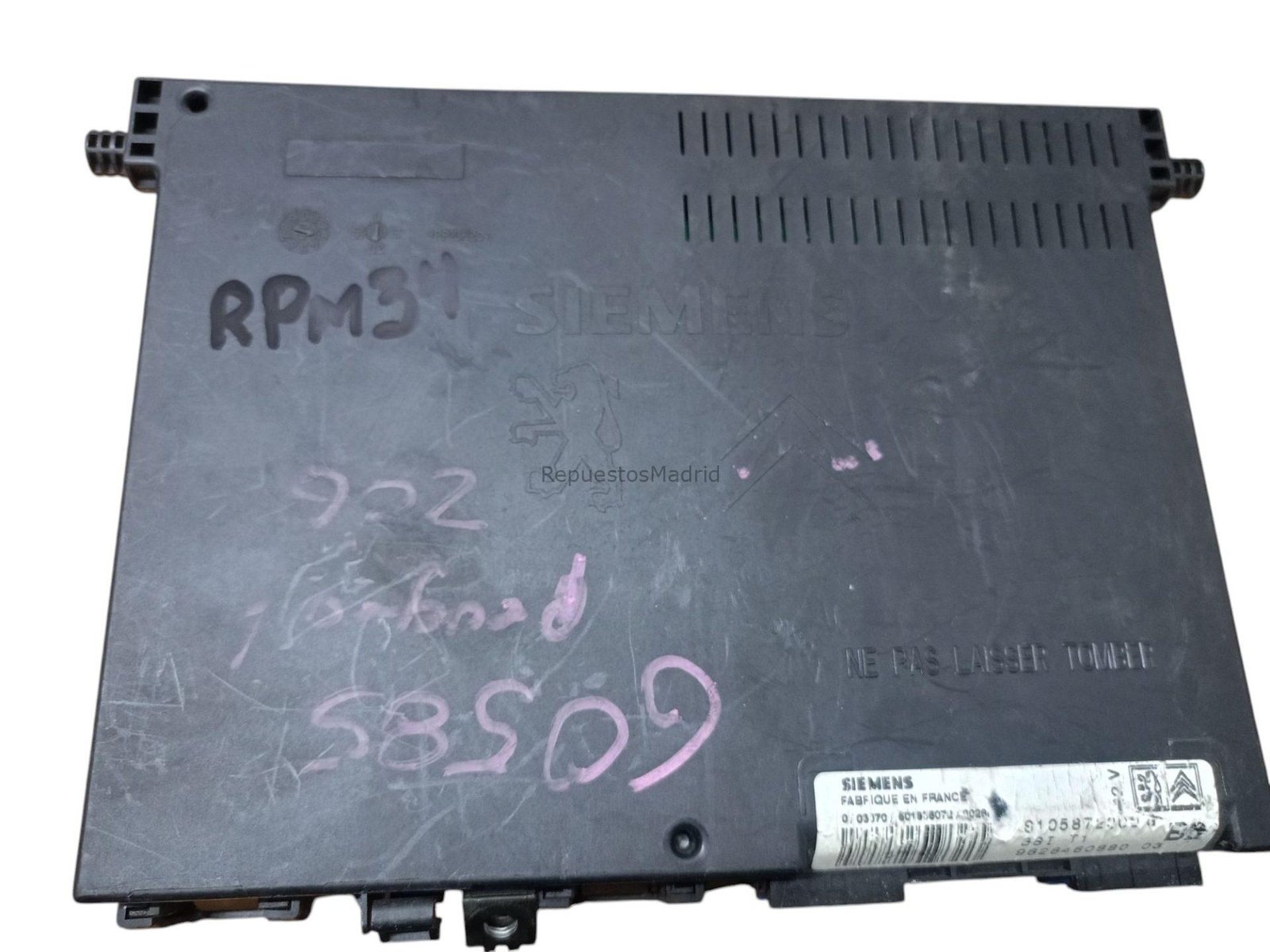 Caja de relés fusibles PEUGEOT 206 BERLINA 9626460880 - Imagen 2