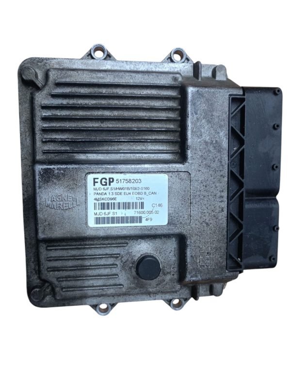 51758203 CENTRALITA MOTOR ECU FIAT PANDA 1.3 JTD 2003-2012 2004 - Imagen 3