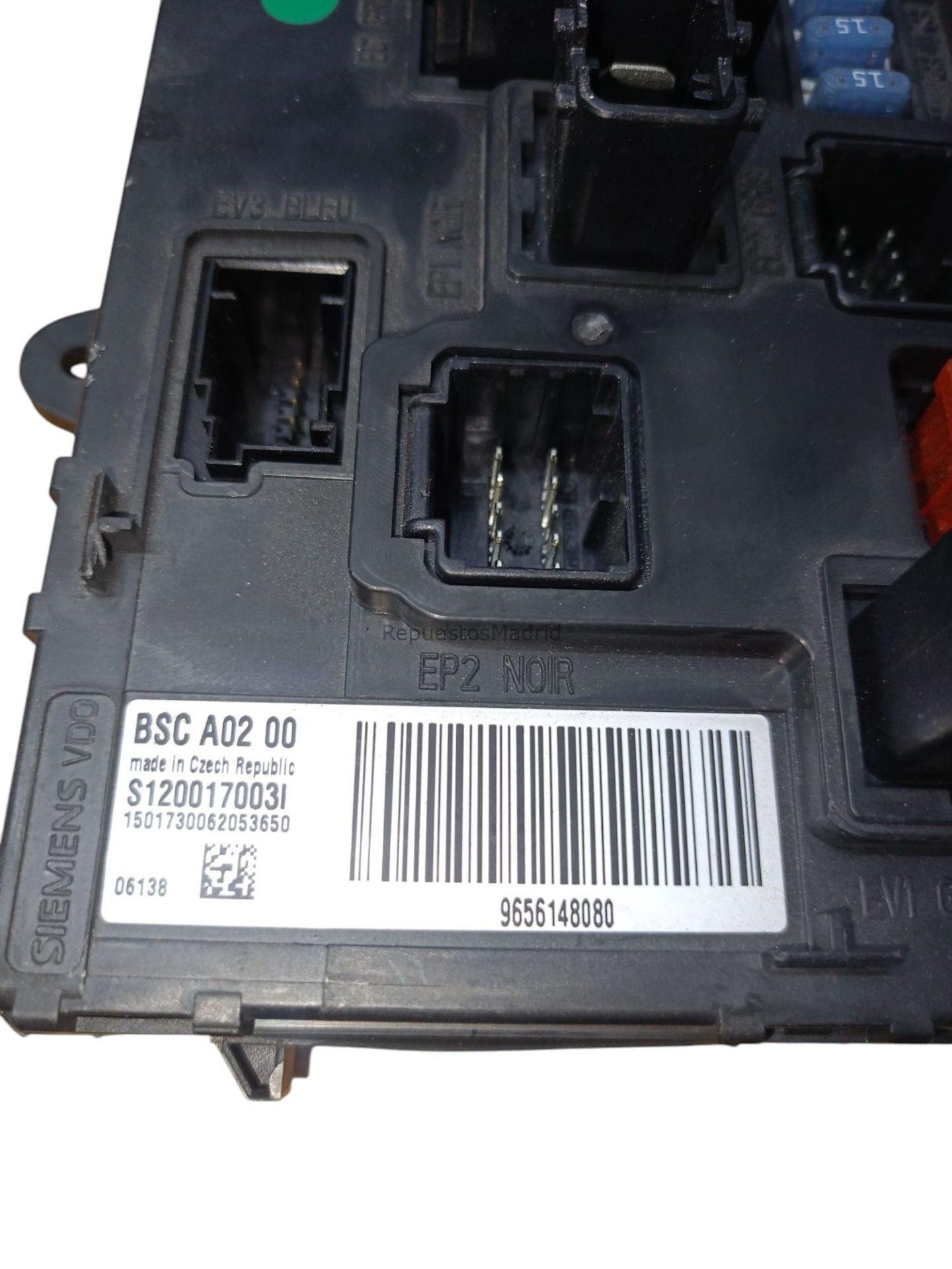 9656148080 BSC caja de relés fusibles PEUGEOT 407 ST CONFORT 2004 - Imagen 2