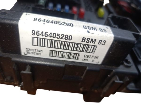 Caja Relés BSM B3 Fusibles PEUGEOT 206 9646405280 Delphi - Imagen 5