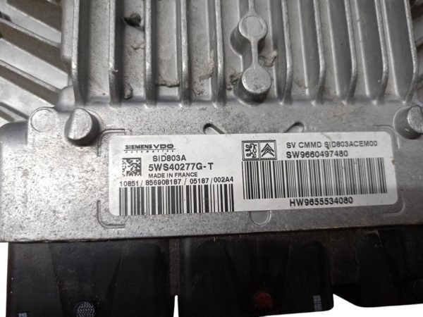 9660497480 ECU Computadora centralita motor PEUGEOT 307 BERLINA - Imagen 2