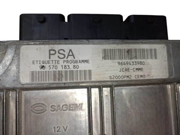 9649433980 ECU CENTRALITA MOTOR CITROEN C2 84820V02 - Imagen 4