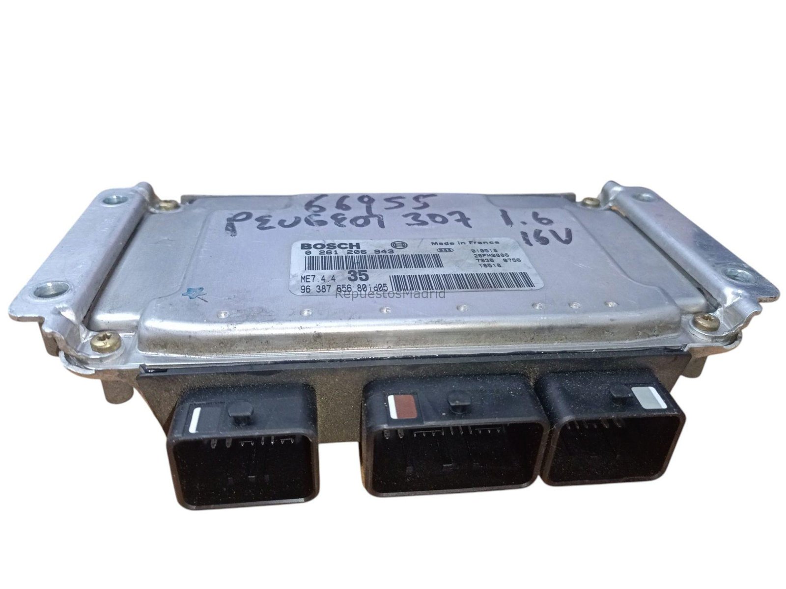 0261206943 ECU Centralita motor PEUGEOT 307 2001 - 2005 - Imagen 3