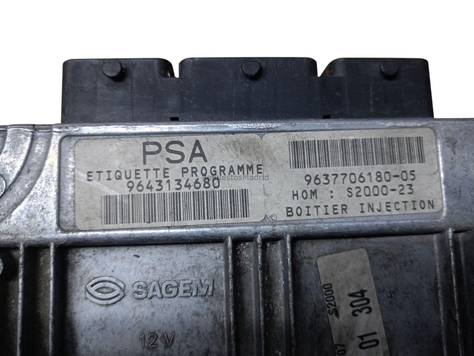 9643134680 ECU Centralita Motor Uce PEUGEOT 206 - Imagen 2