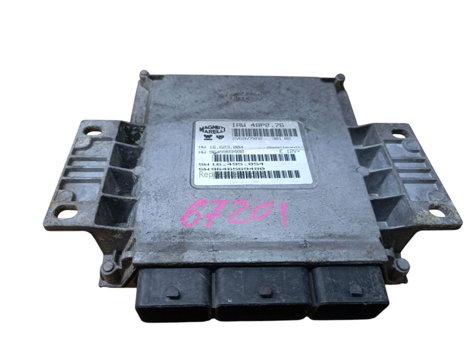 9646569480 ECU centralita motor PEUGEOT 206 BERLINA - Imagen 3