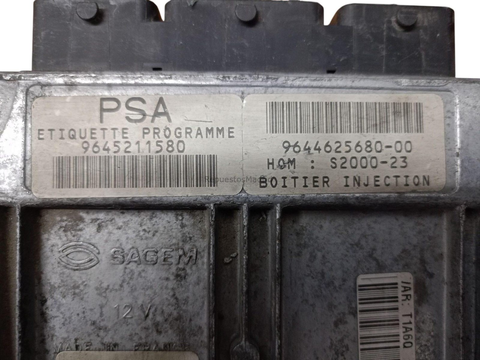 ECU Computadora Centralita Motor PEUGEOT 206 9644235680 9645211580 - Imagen 3