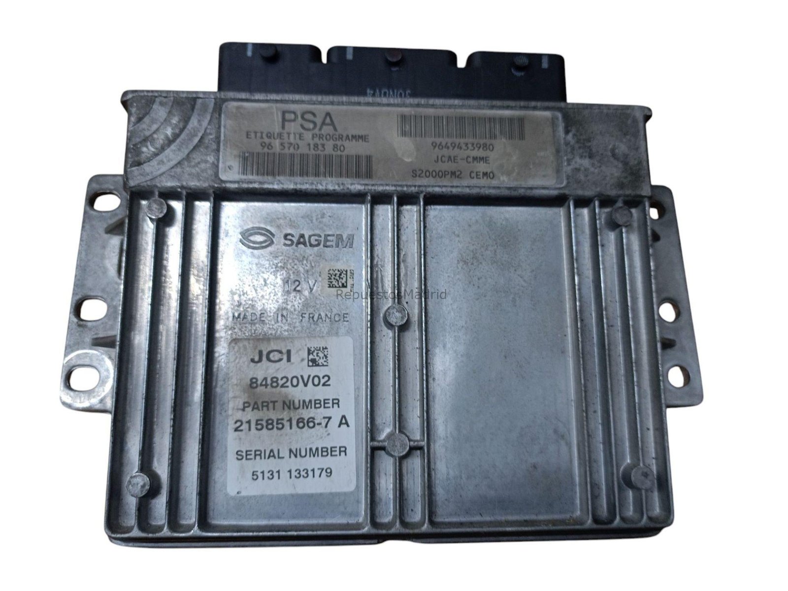 9649433980 ECU CENTRALITA MOTOR CITROEN C2