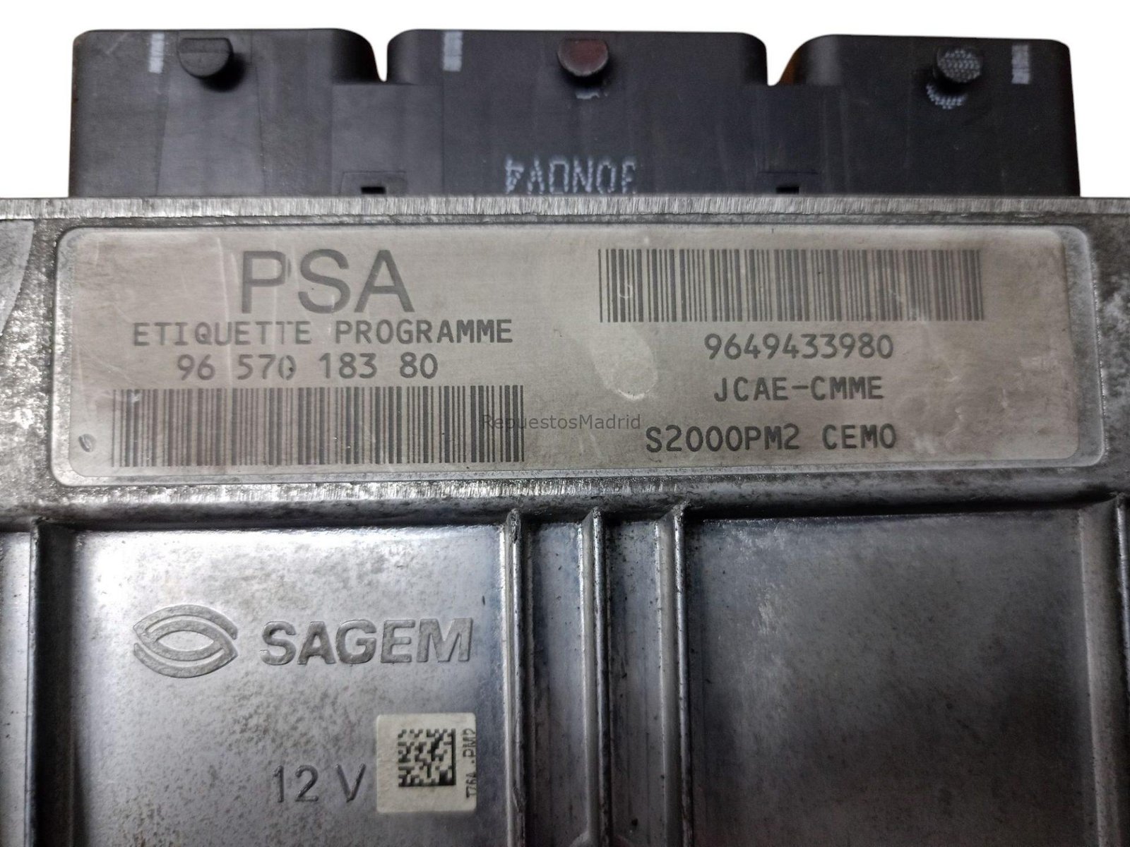 9649433980 ECU CENTRALITA MOTOR CITROEN C2 - Imagen 3