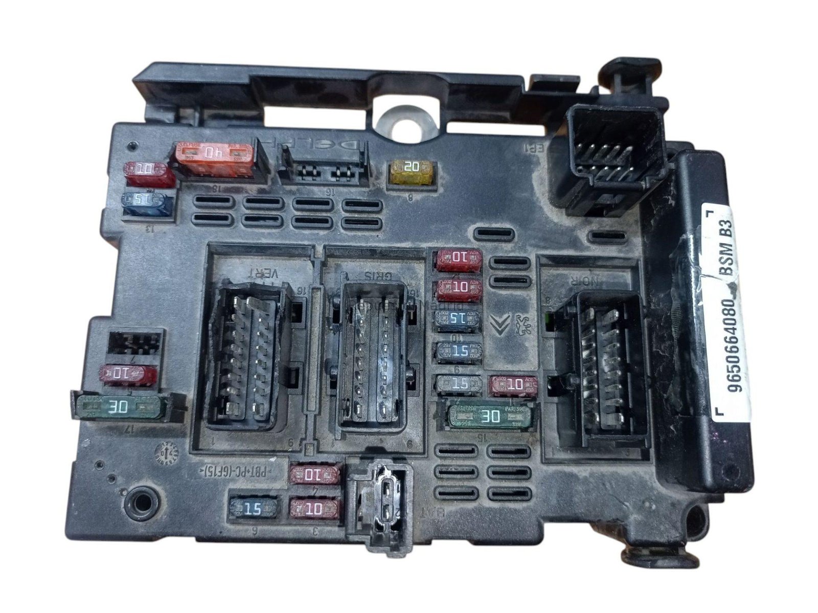9650664080 CAJA RELES BSM B3 PEUGEOT 206 - Imagen 5