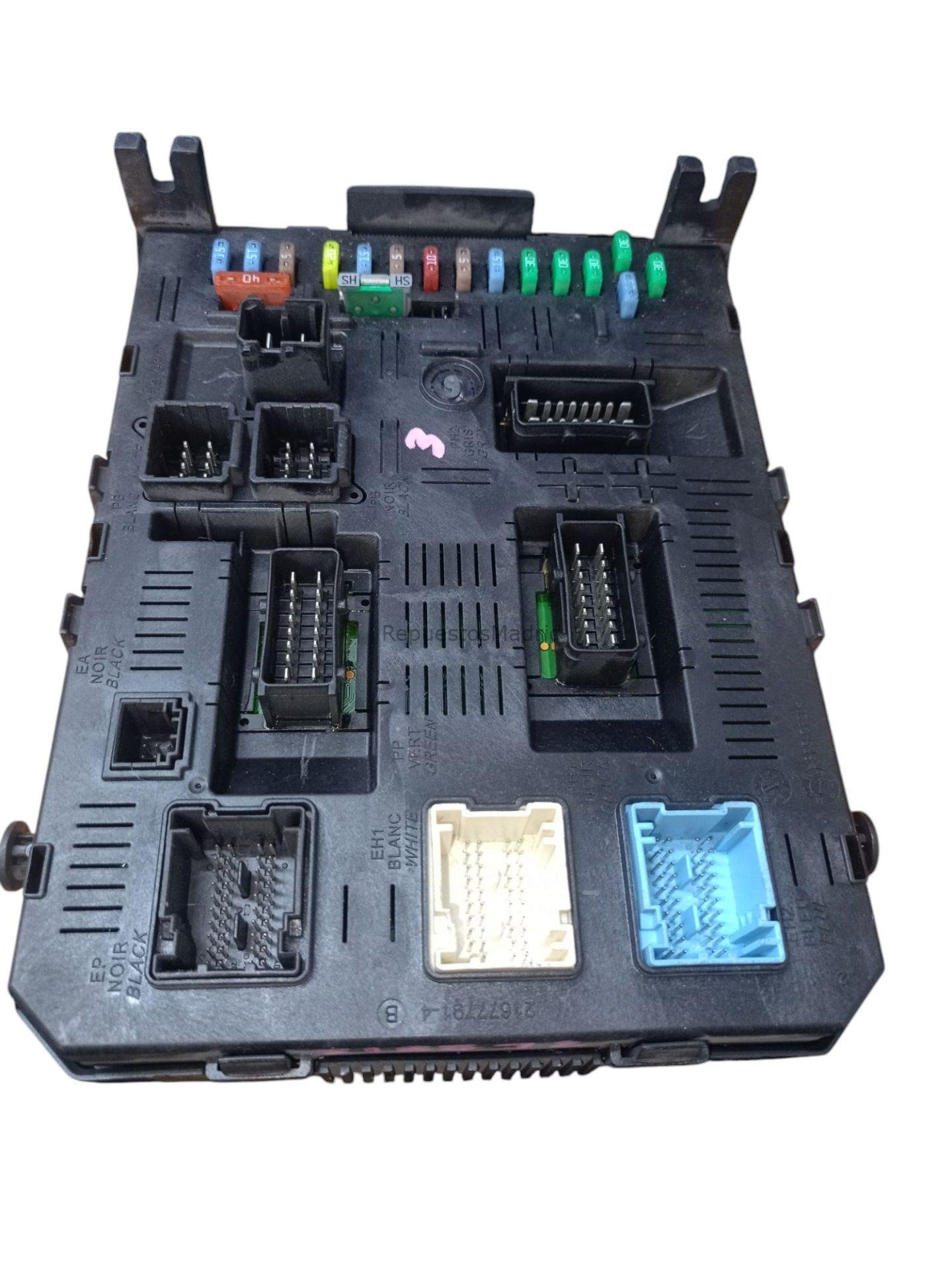 9661940480 BSI caja de relés fusibles CITROEN C4 COUPE 2004