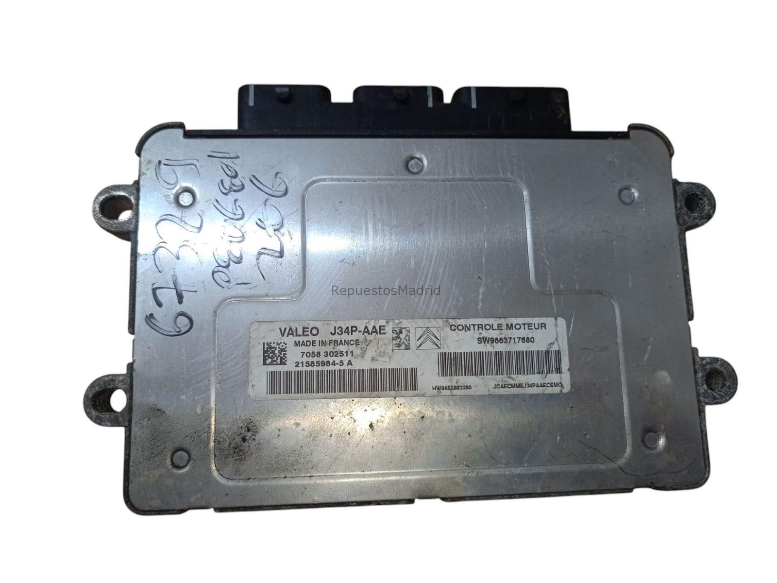 SW9663717680 Ecu centralita motor PEUGEOT 206 HATCHBACK - Imagen 4