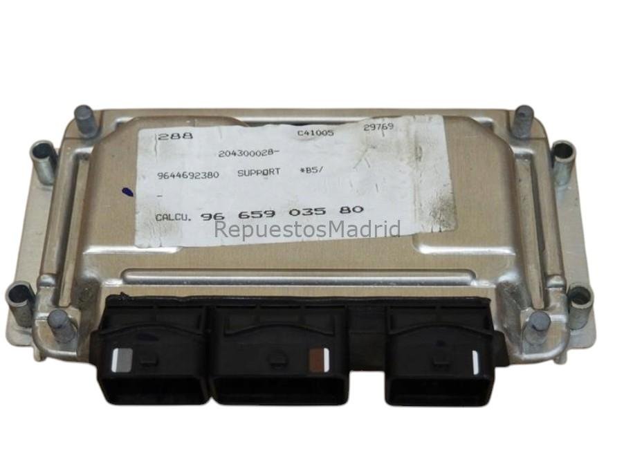 ECU COMPUTADORA PEUGEOT 307 ME749 9665903580 - Imagen 2
