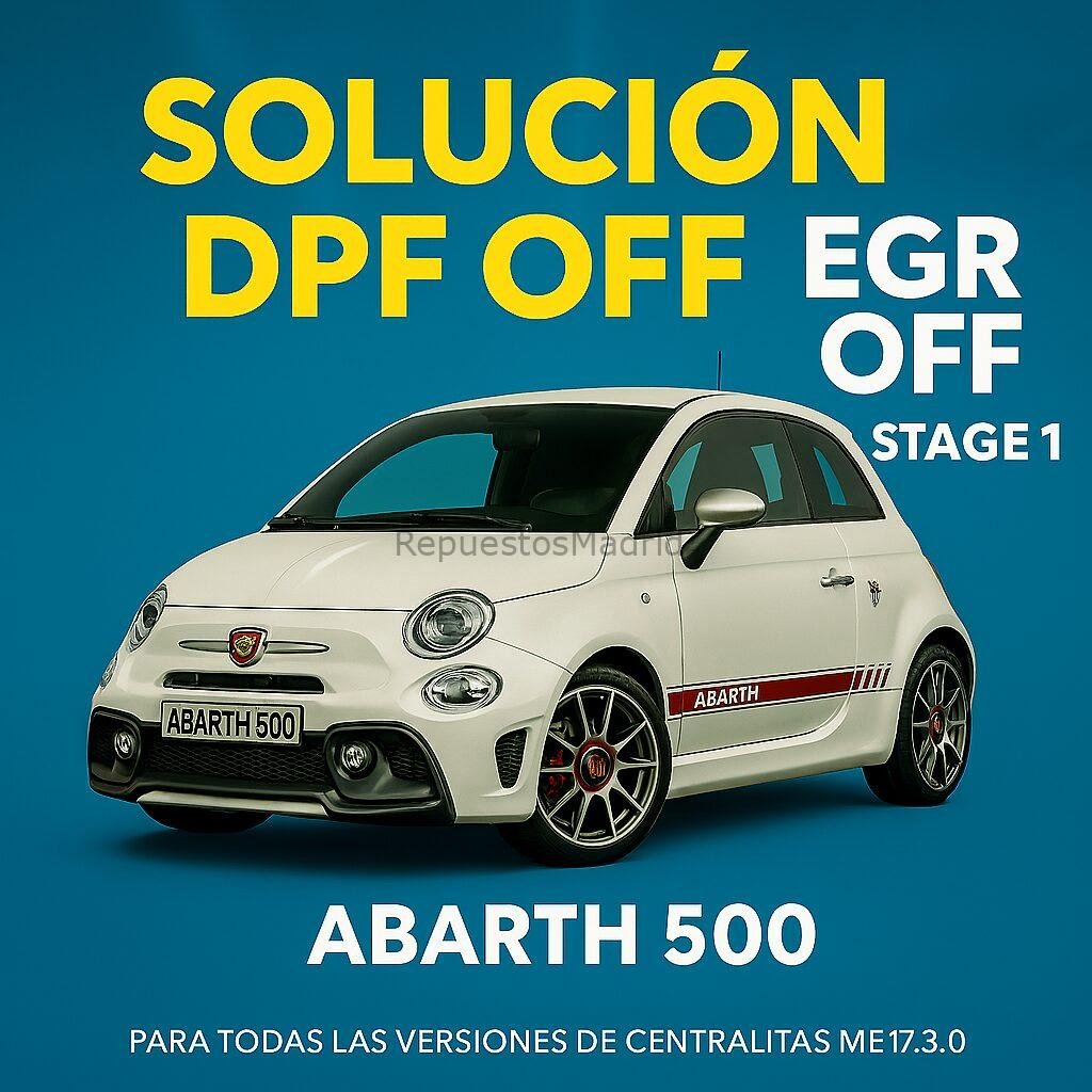 Soluciones dpf off egr off stage1 abarth 500 me17.3.0