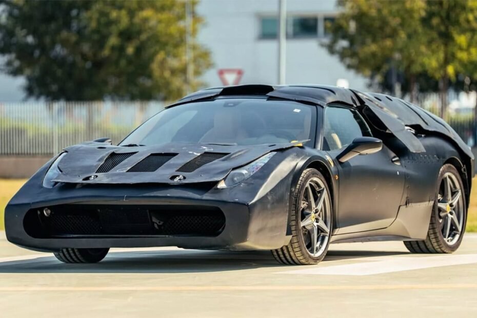 El Ferrari 458 quizás más raro sale a subasta, un prototipo con el motor V12 de LaFerrari