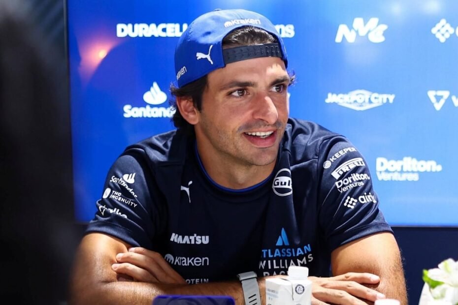 Sainz vaticina que el Williams será muy rápido en México, tanto que la sanción no le quita el sueño