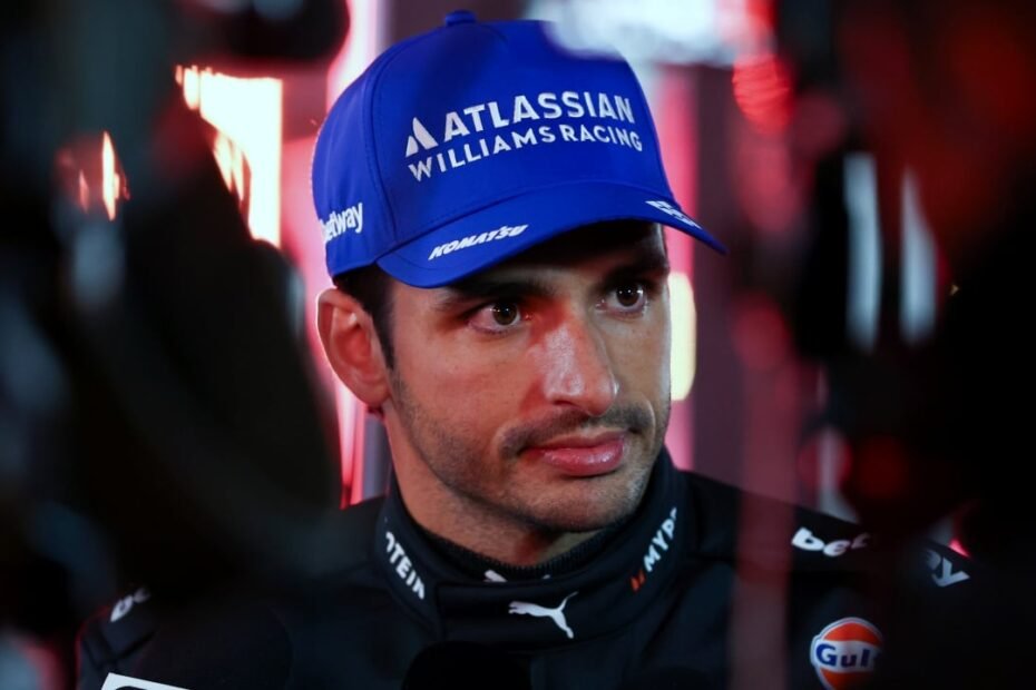 Sainz resiste a pesar de los daños de su Williams y la gasolina: “De repente ha saltado el suelo…”