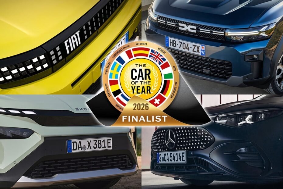 Sorpresa en los finalistas al título de Coche del Año 2026 en Europa, desde un Dacia hasta lo nuevo de FIAT