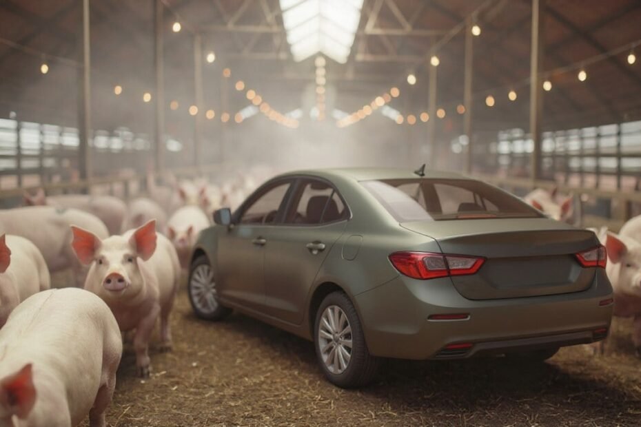 El engaño de los biocombustibles que Europa quiere colarnos: harían falta 120 cerdos al año para alimentar cada coche nuevo