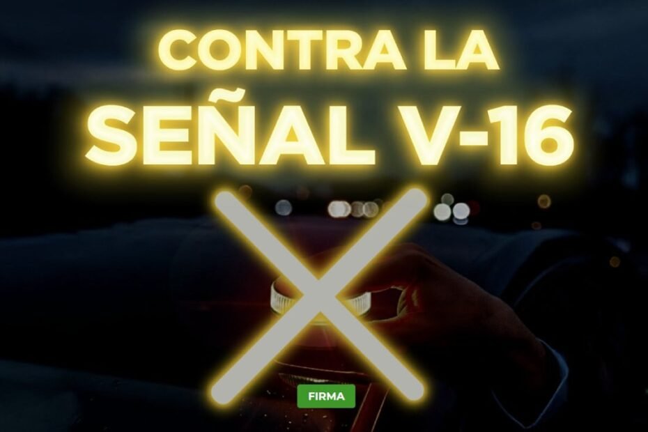 “El Gobierno ha inventado una nueva forma de multarte”, recogen firmas para que la baliza V16 deje de ser obligatoria
