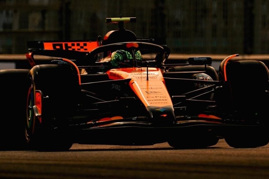 Norris por delante de Verstappen tanto de día como de noche en los libres de Abu Dhabi, Alonso muestra ritmo para Q3 con el Aston Martin
