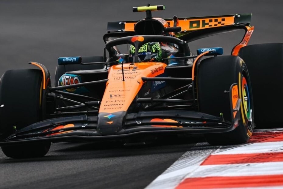 Norris supera a Verstappen por 8 milésimas en los Libres 1, sin Alonso y con muchas caras inusuales