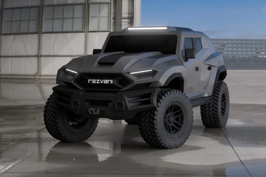 El SUV del apocalipsis existe: Rezvani Tank con chasis de Wrangler y motor V8 de 1.000 CV