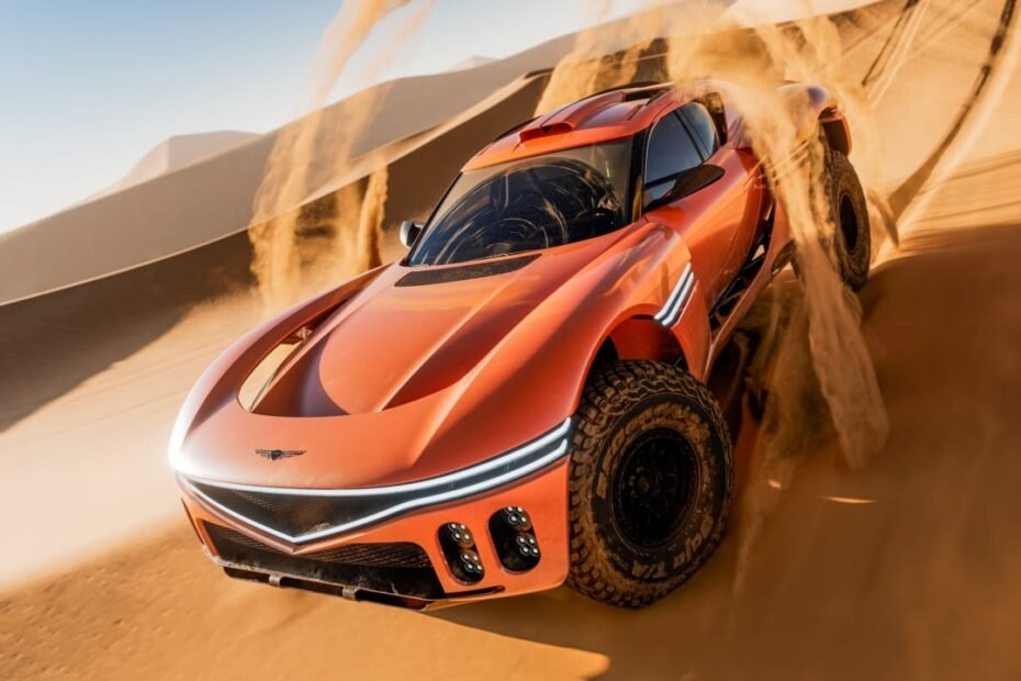 Genesis se salta todas las reglas del desierto con el X Skorpio Concept: V8 y 1.100 CV sin complejos