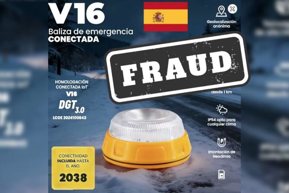 Una popular web china sigue vendiendo balizas V16 sin homologar y miles de conductores ya han caído