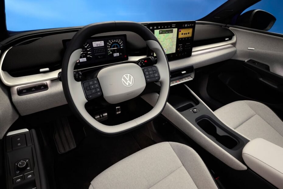 Volkswagen ya deja ver el interior del nuevo ID. Polo eléctrico, tecnológico y con guiños al pasado