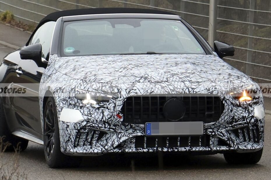 El esperado Mercedes-AMG CLE 63 Cabrio regresa a las pruebas: adiós al híbrido PHEV, hola V8