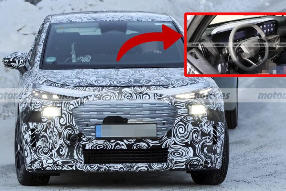 El nuevo Audi Q2 e-tron 2027 se deja ver por dentro y esconde una sorpresa clave