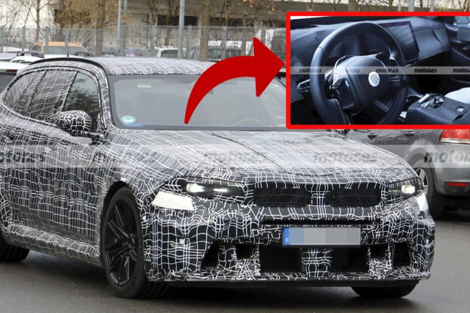 El nuevo BMW M5 Touring 2027 vuelve a dejarse ver… y su interior no parece el de un deportivo de 700 CV