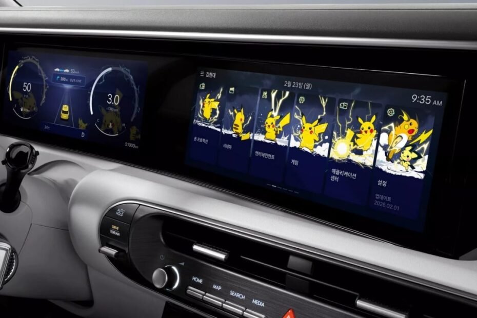 En Corea del Sur, Hyundai te deja capturar a Pikachu y otros Pokémon en el salpicadero por 17,78 €