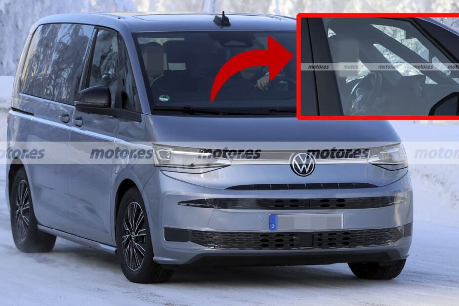 Fotos espía revelan el gran giro de la Volkswagen Multivan para 2027… y no es un solo un lavado de cara