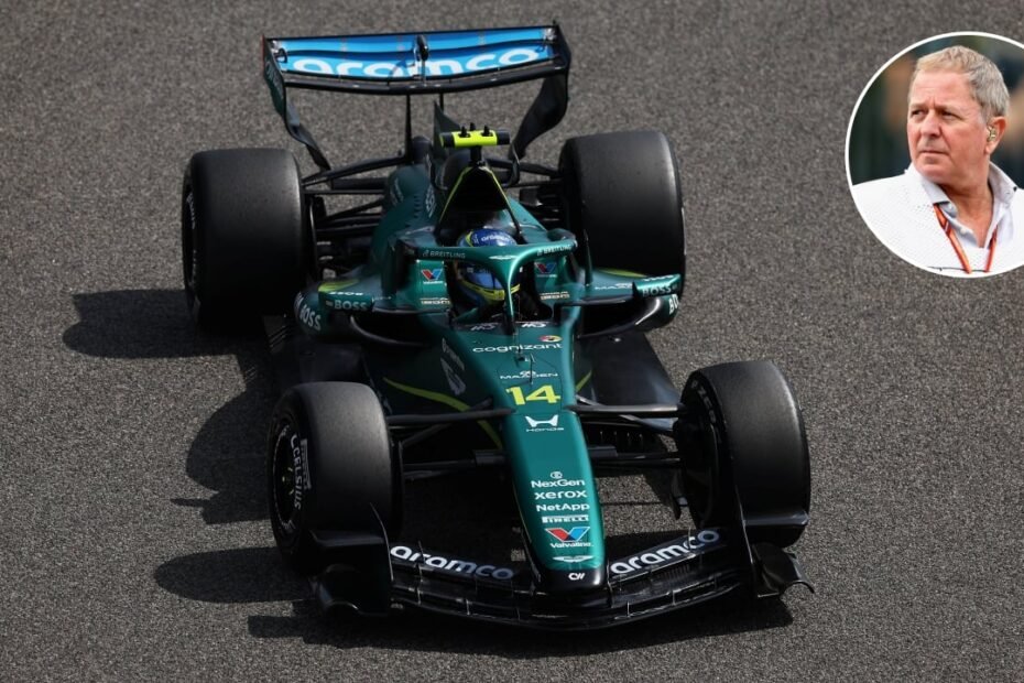 Brundle, expiloto y experto analista de F1, ve problemas que han pasado desapercibidos en Aston Martin: “Para mí, es obvio”