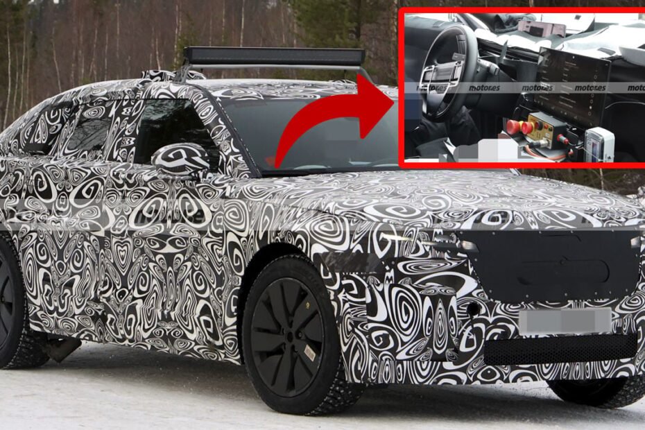 El nuevo Range Rover Velar eléctrico se deja ver por dentro… y cambia más de lo esperado