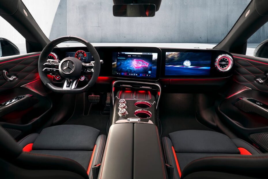 Mercedes y AMG muestran el interior de sus nuevos eléctricos… y hay un detalle de locura