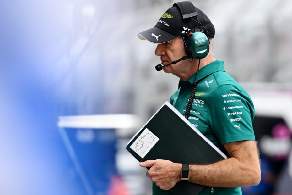 Newey señala problemas repetidos de Red Bull en Aston Martin y reconoce el peaje del mando: “Me distrae un poco”