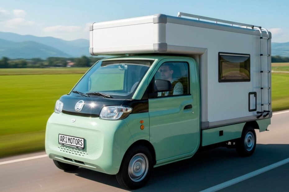 Parece imposible, pero existe una autocaravana eléctrica de solo 3,5 metros y poco más de 30.000 €