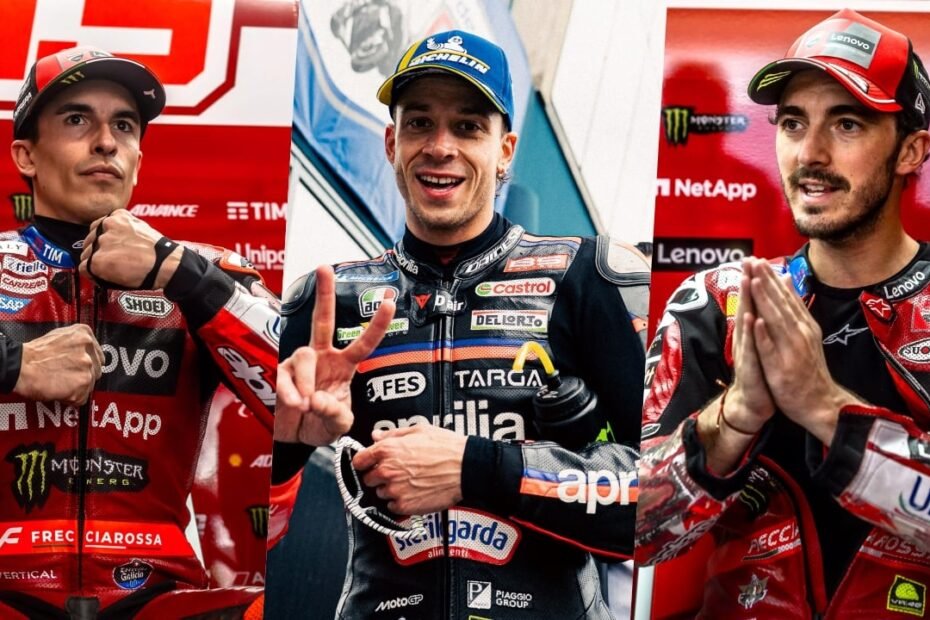 Bagnaia admite que Ducati "necesita" a Márquez y Bezzecchi no se atreve a enterrarlo: “Ganó por más de 100 puntos”
