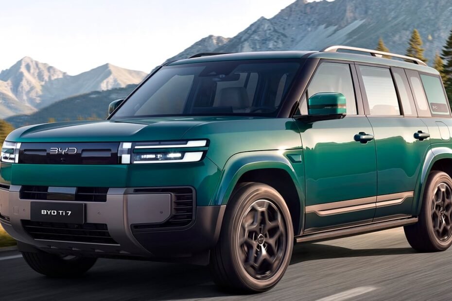 El BYD Ti7 apunta al Land Rover Defender con casi 130 km eléctricos y más de 5 metros de largo
