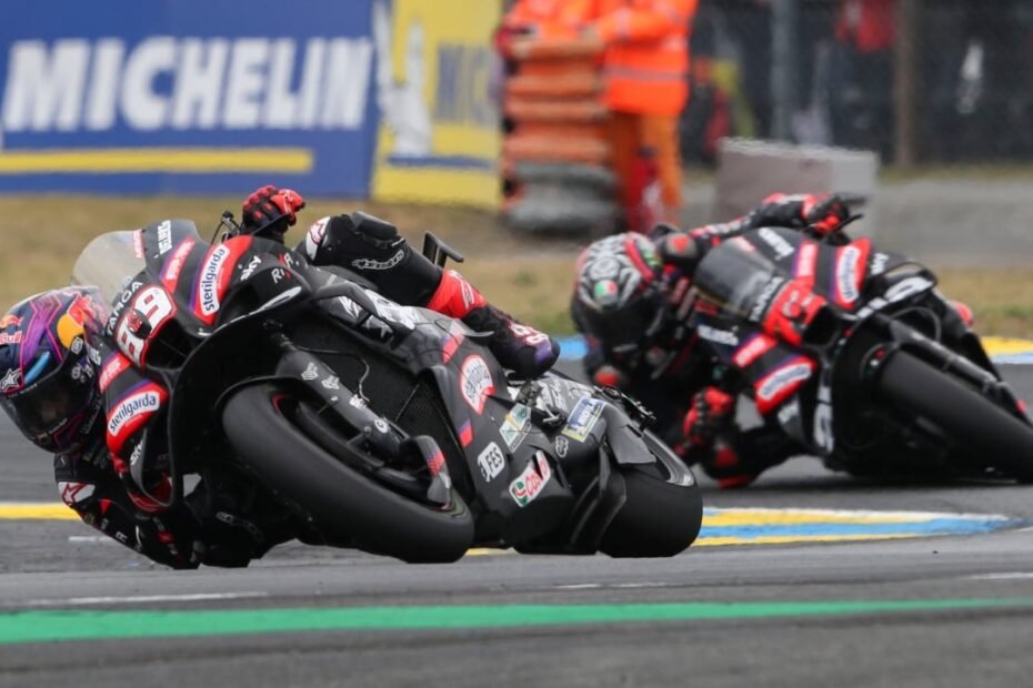 Jorge Martín desvela la clave de su genial hachazo a Bezzecchi en Le Mans: “Logré meter primera en el cambio de dirección”