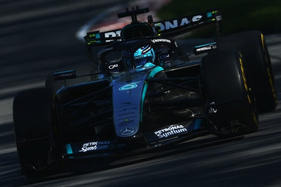 Russell ganó la carrera sprint en Canadá tras una polémica maniobra con Antonelli que dio de que hablar; amargo abandono de Alonso