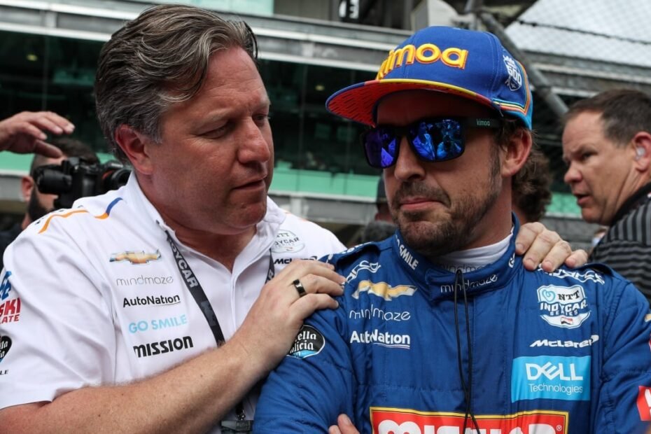 Zak Brown, CEO de McLaren, admite que la “peor experiencia” de su vida la sufrió con Alonso en la Indy 500