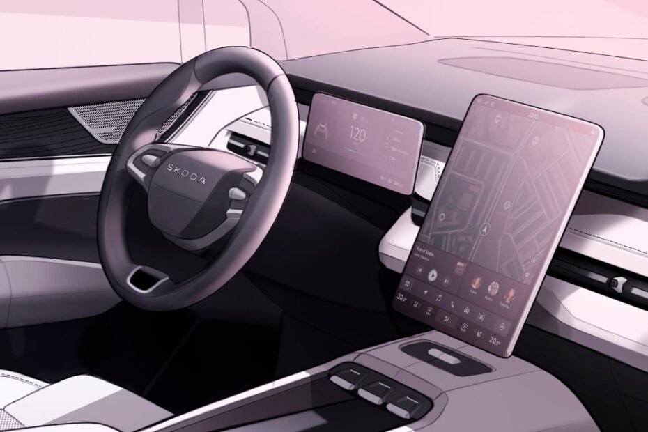El nuevo Skoda Peaq deja ver su revolucionario interior, ruptura total con todo lo conocido