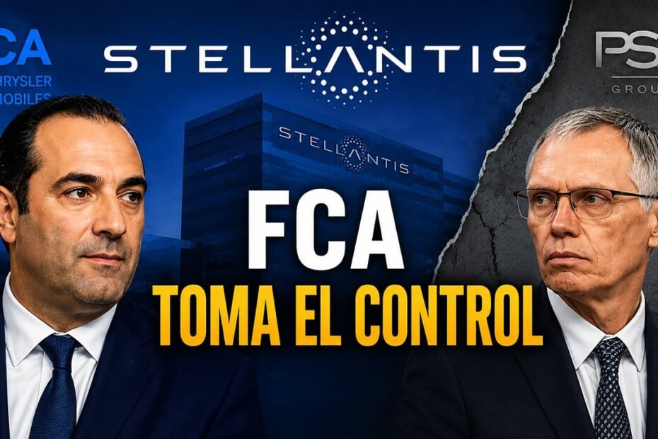 FCA toma el control de Stellantis y relega a PSA, Antonio Filosa pone fin al legado de Carlos Tavares