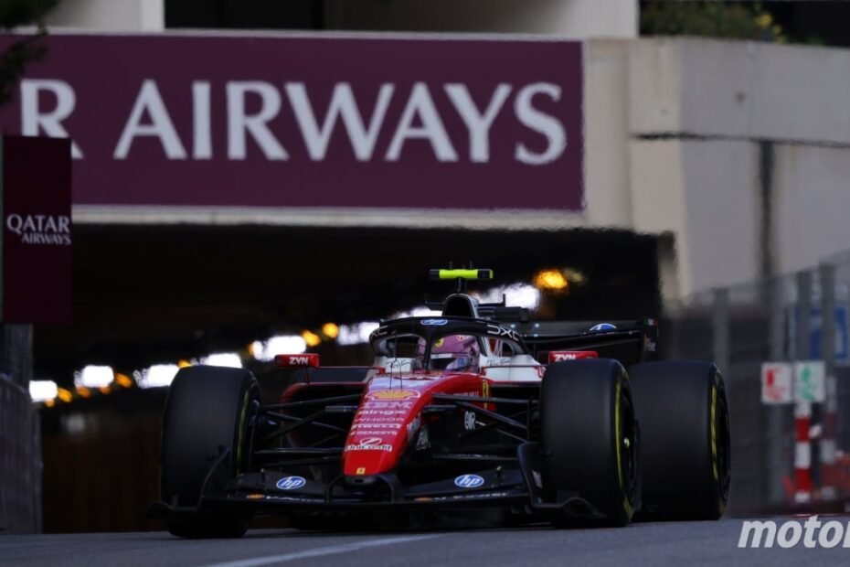 Ferrari se postula para acabar con el reinado de Mercedes en Mónaco, Sainz amenaza a los Alpine