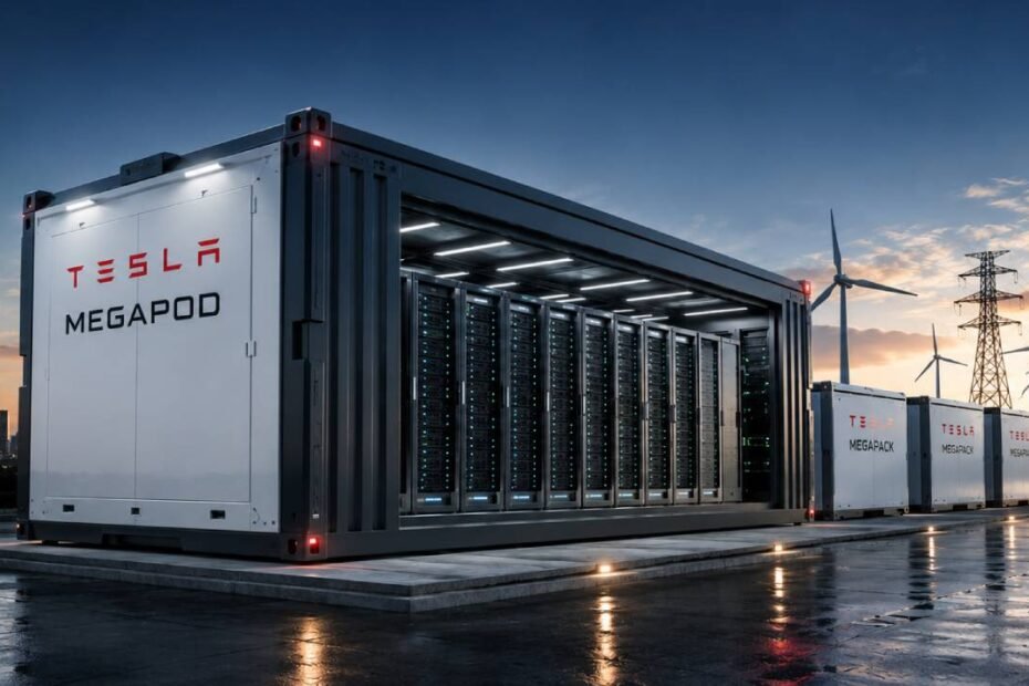Megapod: la nueva apuesta de Tesla que demuestra que a Elon Musk ya no le obsesionan los coches eléctricos