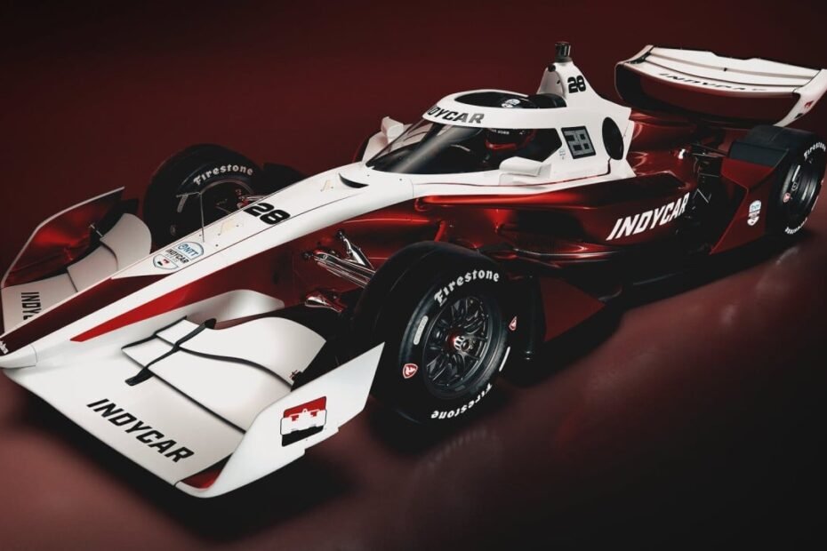 Dallara presenta el IR-28, el coche que buscará batir el récord de Indianápolis