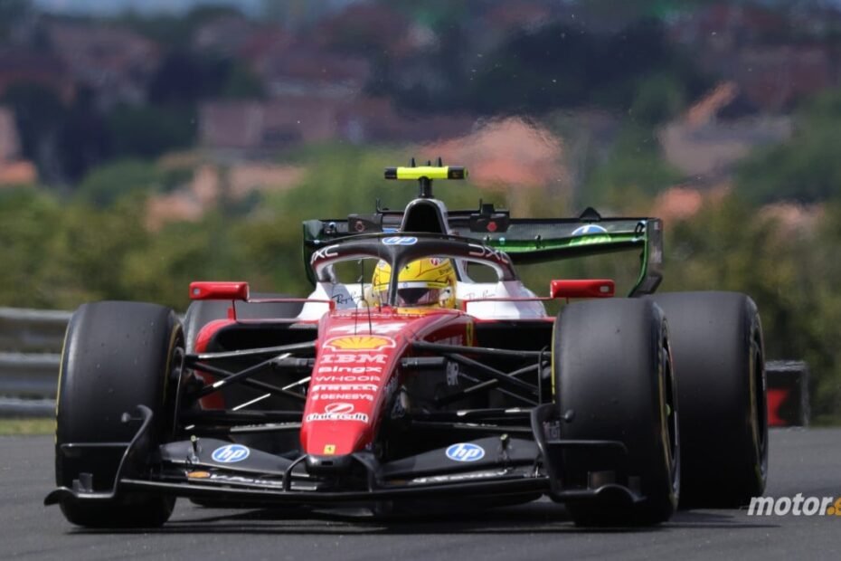 Ferrari domina el viernes en Hungaroring mientras que Alonso es interrumpido por una bandera roja